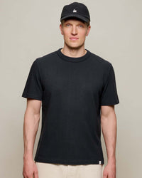 Merz b. Schwanen TEE03 7.4oz Authentic Jersey Relaxed Tee - Deep Black | Merz b. Schwanen T Shirts | Jeanstore