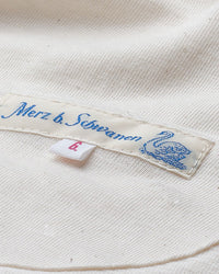 Merz b. Schwanen 102 5.5oz Loopwheeled Henley - Nature | Merz b. Schwanen T Shirts | JEANSTORE