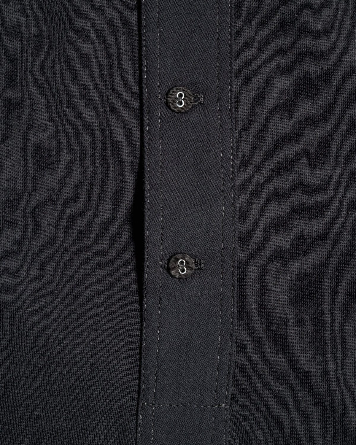 Merz b. Schwanen Originals 102 Loopwheeled Henley - Charcoal | Merz b. Schwanen T Shirts | Jeanstore