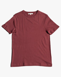 Merz b. Schwanen Originals 1950s Loopwheeled Tee - Burgundy