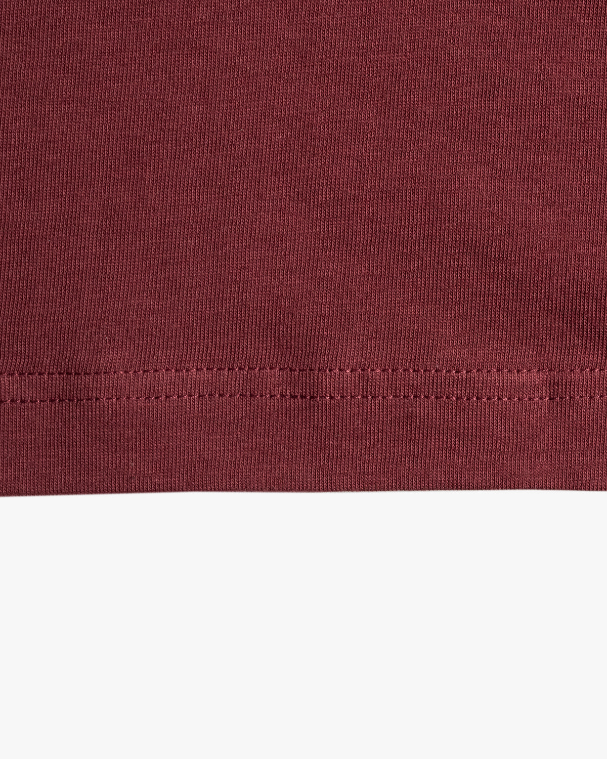 Merz b. Schwanen Originals 1950s Loopwheeled Tee - Burgundy