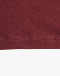 Merz b. Schwanen Originals 1950s Loopwheeled Tee - Burgundy