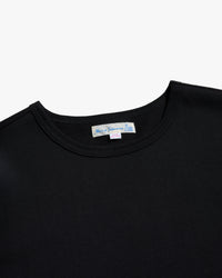 Merz b. Schwanen 215 7.2oz Classic Fit Loopwheeled Tee - Deep Black