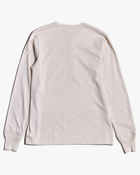 Merz b. Schwanen 2M06 6.8oz Classic Fit Sturdy Jersey L/S Henley - Nature