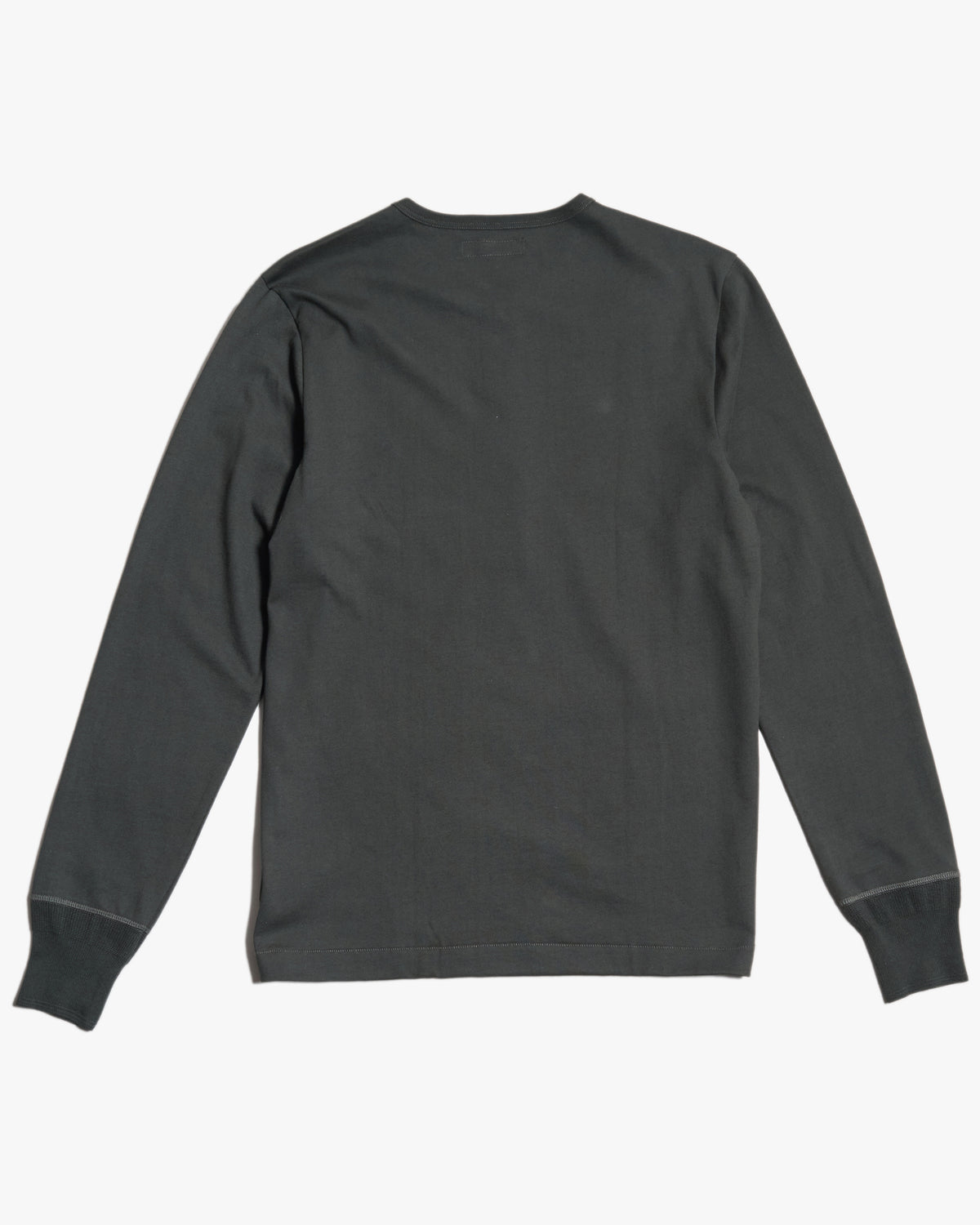 Merz b. Schwanen Good Originals 2M06 6.8oz Classic Fit Sturdy Jersey L/S Henley - Forest