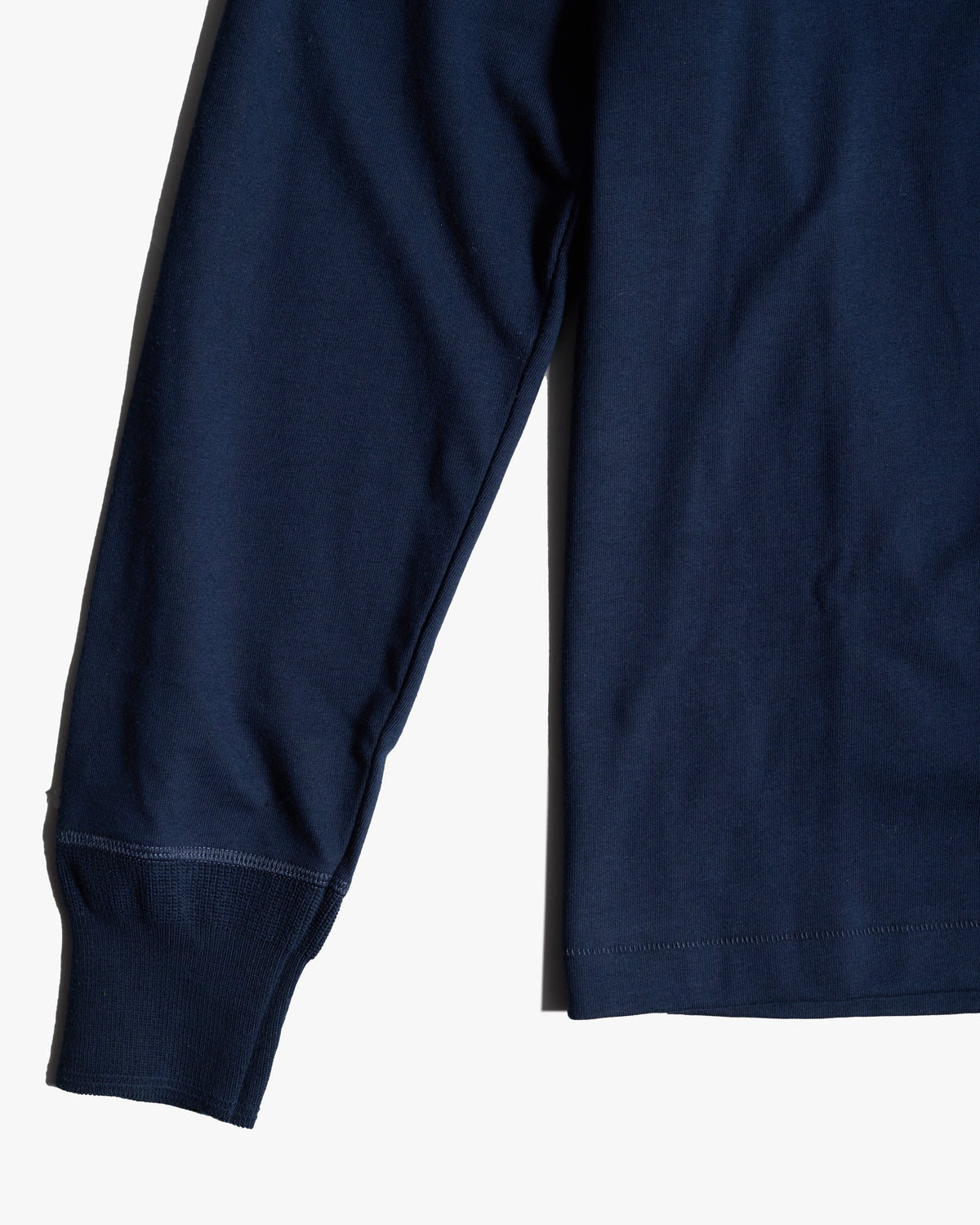 Merz b. Schwanen Originals 2M06 Classic Fit Sturdy Jersey L/S Henley - Ink Blue | Merz b. Schwanen T Shirts | Jeanstore