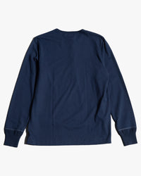 Merz b. Schwanen Originals 2M06 Classic Fit Sturdy Jersey L/S Henley - Ink Blue | Merz b. Schwanen T Shirts | Jeanstore