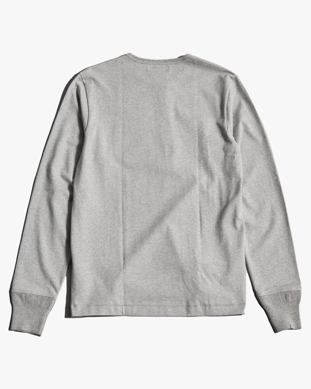 Merz b. Schwanen Originals 2M06 Classic Fit Sturdy Jersey L/S Henley - Grey Melange