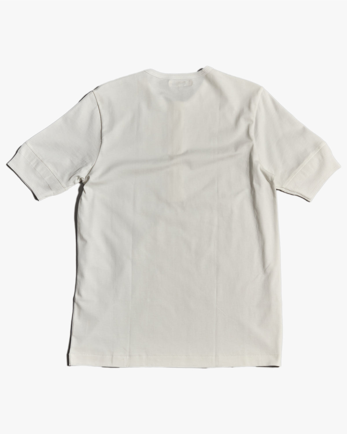 Merz b. Schwanen 2M07 6.8oz Refined S/S Henley - White