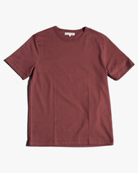 Merz b. Schwanen Originals 2M15 Classic Fit Sturdy Jersey Tee - Burgundy