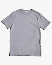 Merz b. Schwanen 2M15 6.8oz Classic Fit Sturdy Jersey Tee - Grey Melange