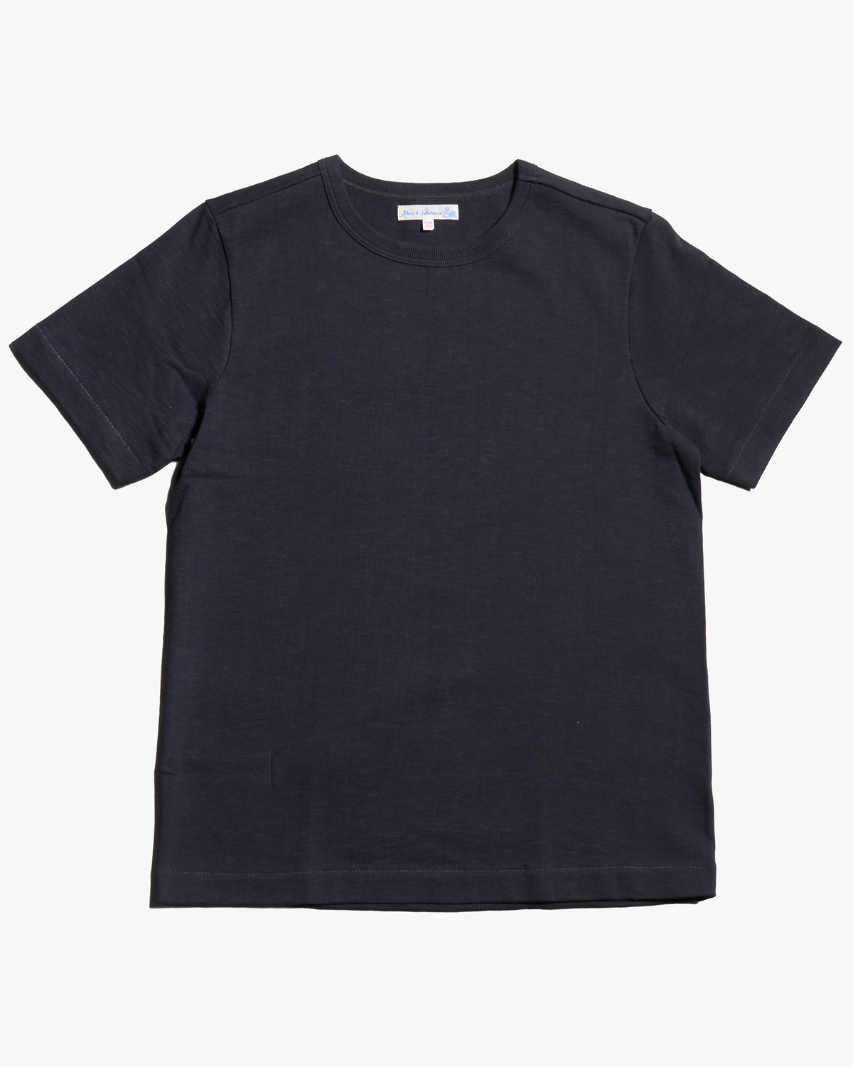 Merz b. Schwanen 2M15 6.8oz Classic Fit Sturdy Jersey Tee - Charcoal | Merz b. Schwanen T Shirts | JEANSTORE