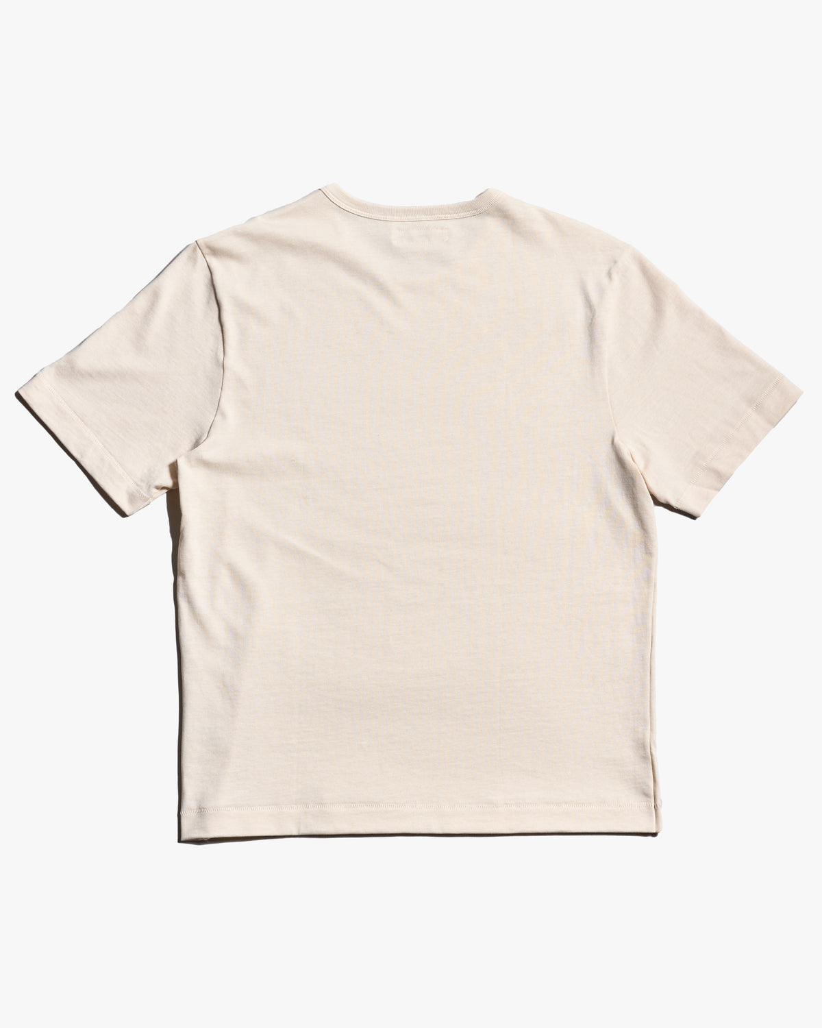 Merz b. Schwanen 2M15C Cropped Classic Fit 6.8oz Sturdy Jersey Tee - Nature