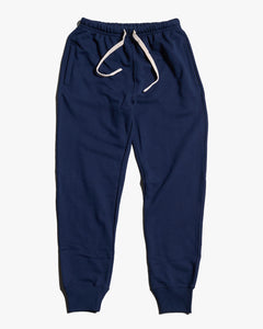 Merz b. Schwanen Good Originals 359 Loopwheeled Sweat Pants - Ink Blue