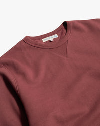 Merz b. Schwanen Originals 3M46 Vintage Loopback Fleece Sweatshirt - Burgundy