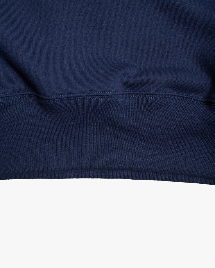 Merz b. Schwanen Good Originals 3M46 10oz Vintage Loopback Fleece Sweatshirt - Ink Blue