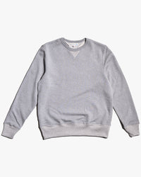 Merz b. Schwanen 3M46 10oz Vintage Loopback Fleece Sweatshirt - Grey Melange