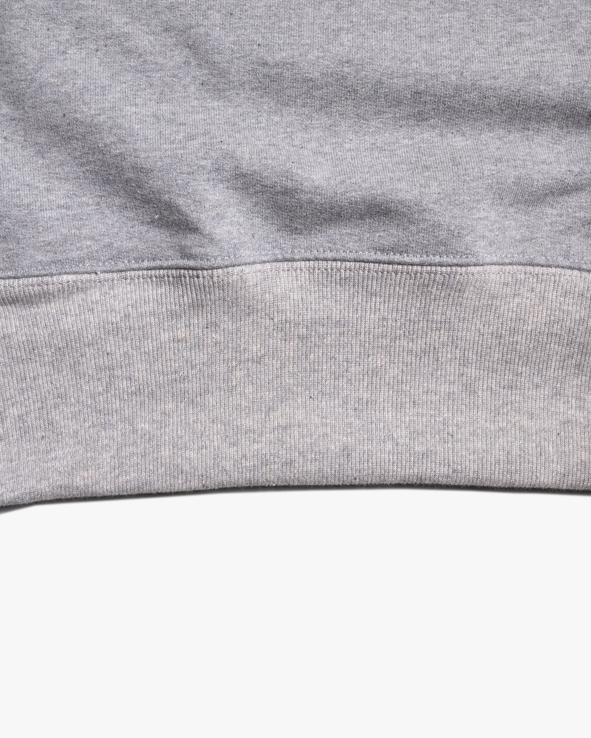 Merz b. Schwanen 3M46 10oz Vintage Loopback Fleece Sweatshirt - Grey Melange