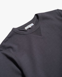 Merz b. Schwanen 3M46 10oz Vintage Loopback Fleece Sweatshirt - Charcoal | Merz b. Schwanen Sweaters & Knitwear | JEANSTORE