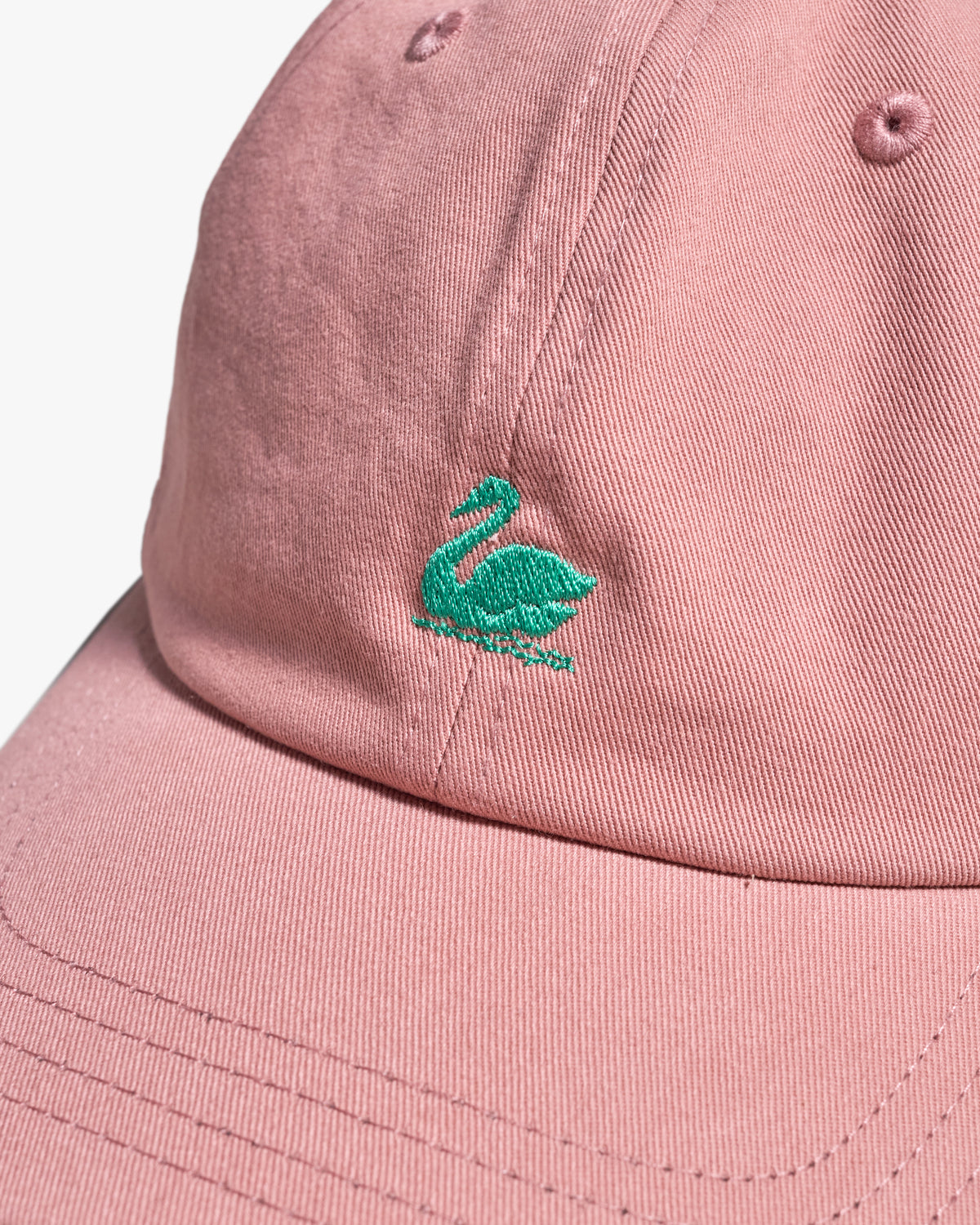 Merz b. Schwanen CAP01 Swan Logo Cap - Rosewood / Nature