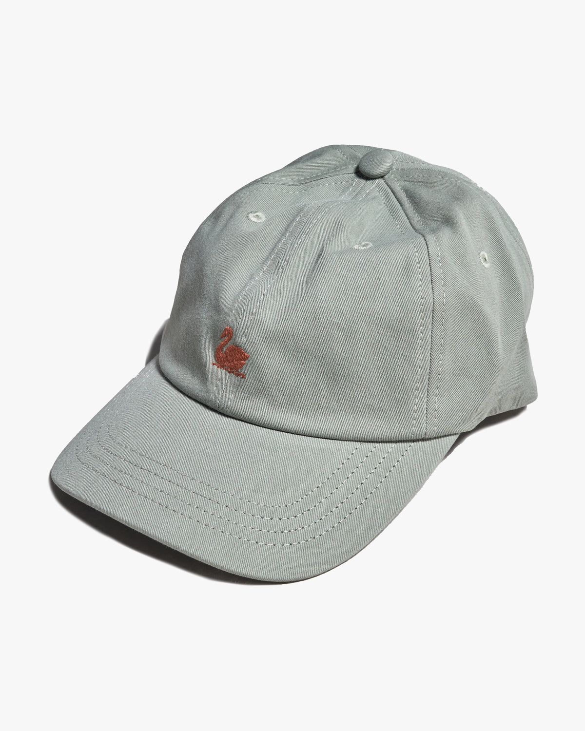 Merz b. Schwanen CAP01 Swan Logo Cap - Light Army / Nut