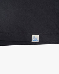 Merz b. Schwanen CASHPL01 Premium Cotton & Cashmere L/S Polo Shirt - Deep Black