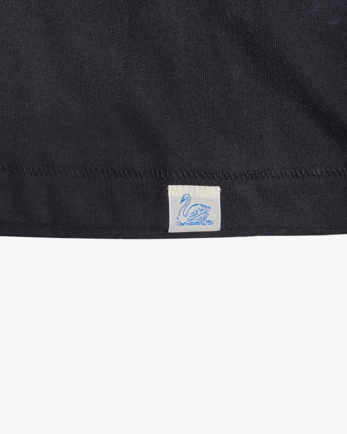 Merz b. Schwanen CASHTL01 Premium Cotton & Cashmere Turtleneck - Deep Black