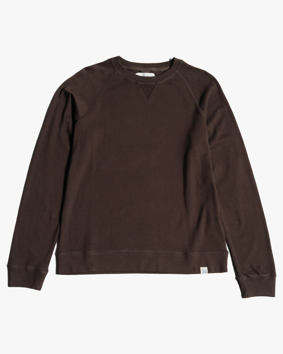 Merz b. Schwanen EASYCREW01 Relaxed Fit Sweatshirt - Espresso | Merz b. Schwanen Sweaters & Knitwear | Jeanstore