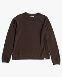 Merz b. Schwanen EASYCREW01 Relaxed Fit Sweatshirt - Espresso | Merz b. Schwanen Sweaters & Knitwear | Jeanstore