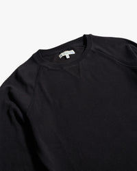 Merz b. Schwanen EASYCREW01 Relaxed Fit Sweatshirt - Deep Black