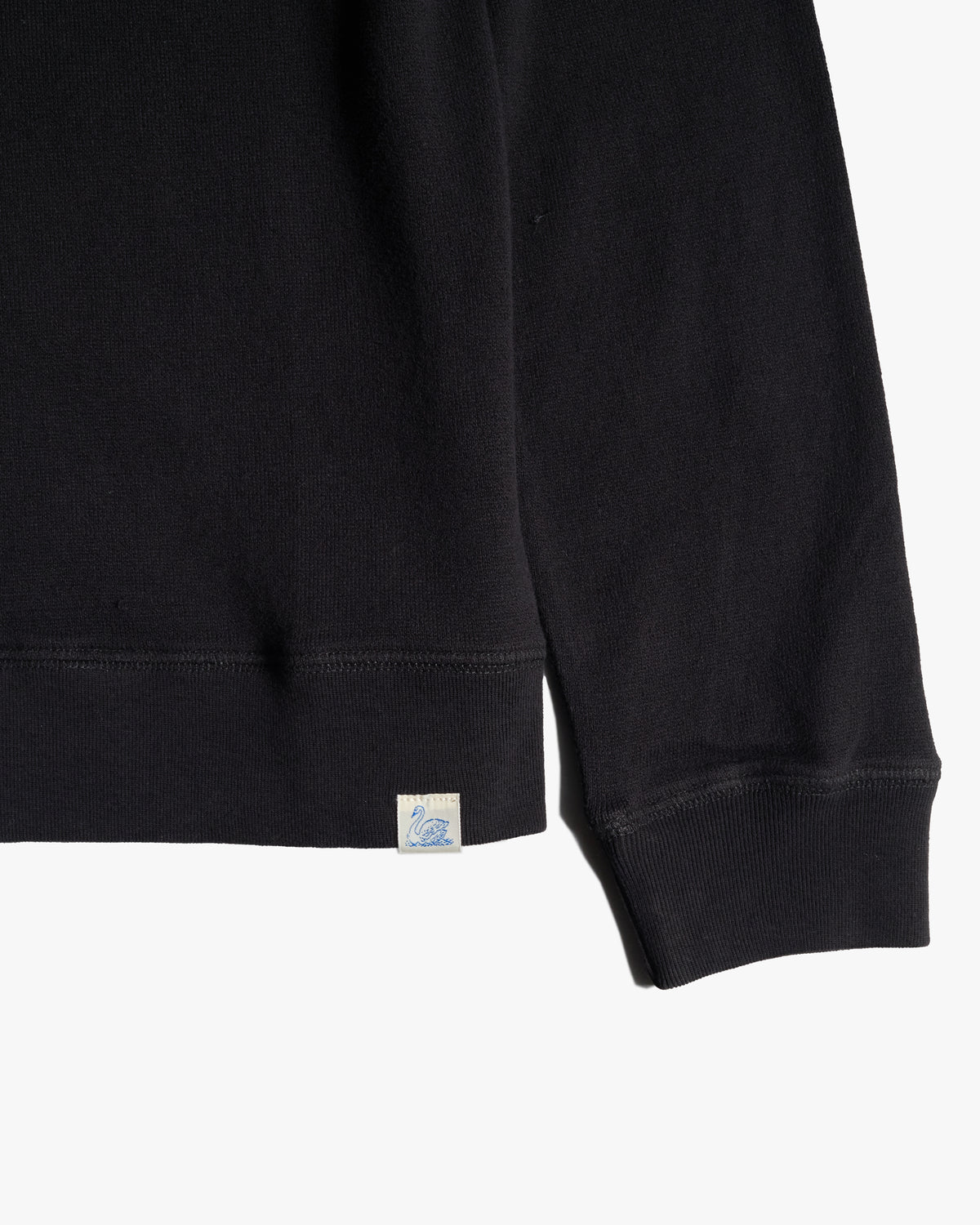 Merz b. Schwanen EASYCREW01 Relaxed Fit Sweatshirt - Deep Black