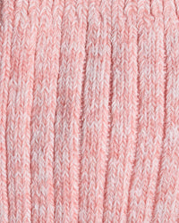 Merz b. Schwanen GS07 Melange Cotton Socks - Peach / Nature | Merz b. Schwanen Socks | JEANSTORE