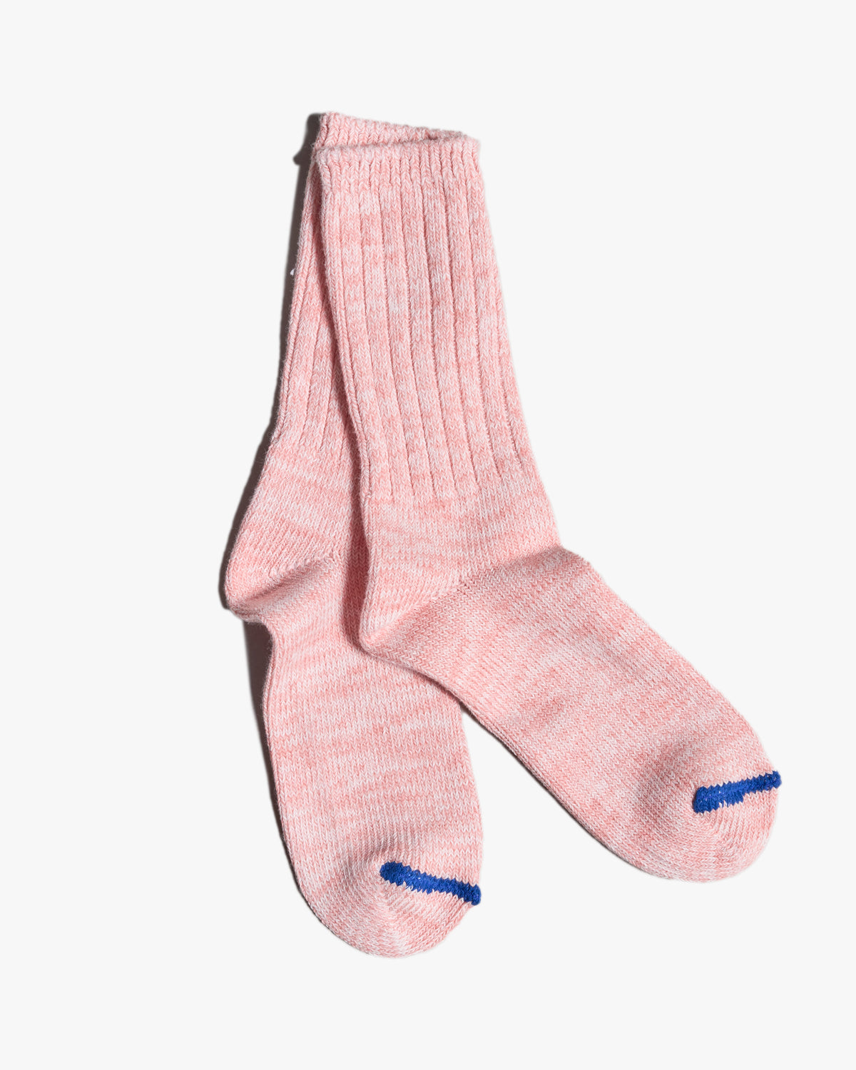 Merz b. Schwanen GS07 Melange Cotton Socks - Peach / Nature | Merz b. Schwanen Socks | JEANSTORE