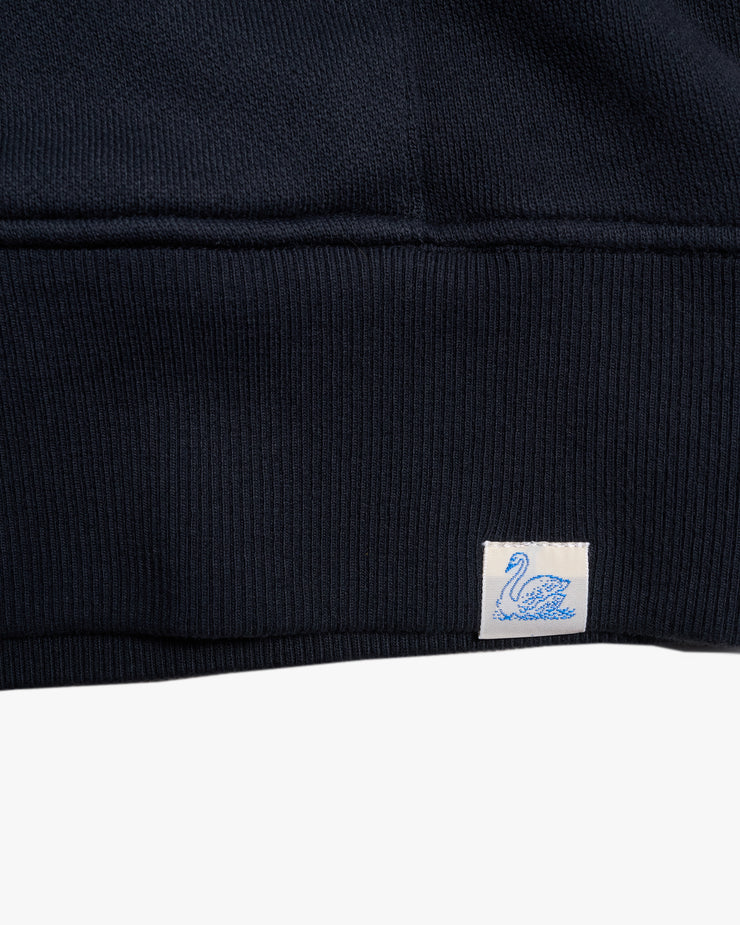 Merz b. Schwanen Good Basics HDJKT02 11oz Vintage Fleece Hooded Zip Jacket - Charcoal