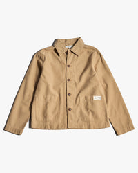 Merz b. Schwanen JKT08SC Cropped Workers Jacket - Dusted Khaki