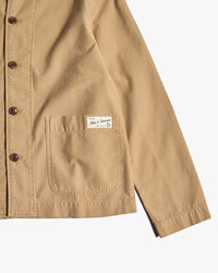 Merz b. Schwanen JKT08SC Cropped Workers Jacket - Dusted Khaki