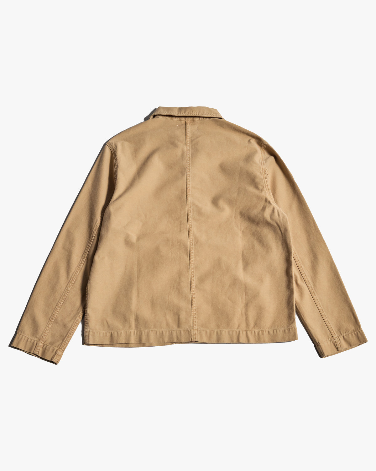 Merz b. Schwanen JKT08SC Cropped Workers Jacket - Dusted Khaki