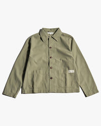 Merz b. Schwanen JKT08SC Cropped Workers Jacket - Army | Merz b. Schwanen Jackets & Coats | Jeanstore