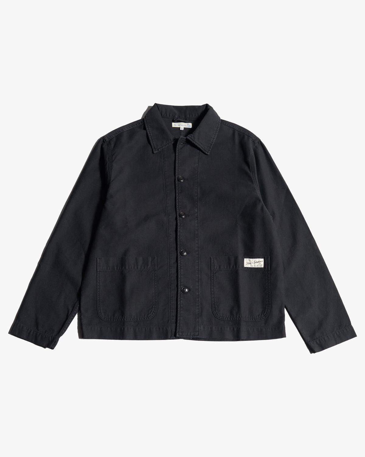 Merz b. Schwanen JKT08SC Cropped Workers Jacket - Storm Black | Merz b. Schwanen Jackets & Coats | Jeanstore
