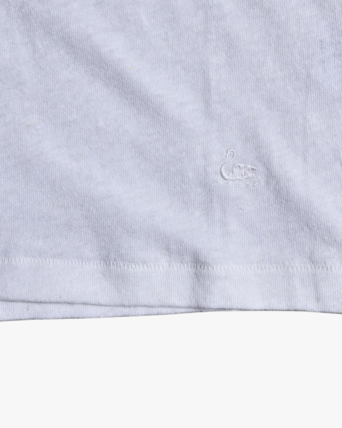 Merz b. Schwanen LINEN02 Relaxed Linen-Cotton Polo Shirt - White | Merz b. Schwanen Polo Shirts | JEANSTORE