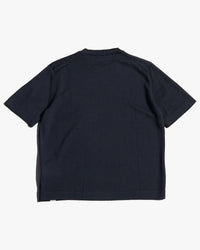 Merz b. Schwanen MERINOTEE01 Knitted Merino Wool Tee - Deep Black