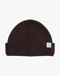 Merz b. Schwanen Good Basics MWBN05 Merino Wool Watch Cap - Coffee | Merz b. Schwanen Hats | Jeanstore