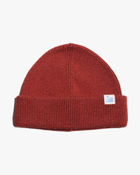 Merz b. Schwanen Good Basics MWBN05 Merino Wool Watch Cap - Clay | Merz b. Schwanen Hats | Jeanstore