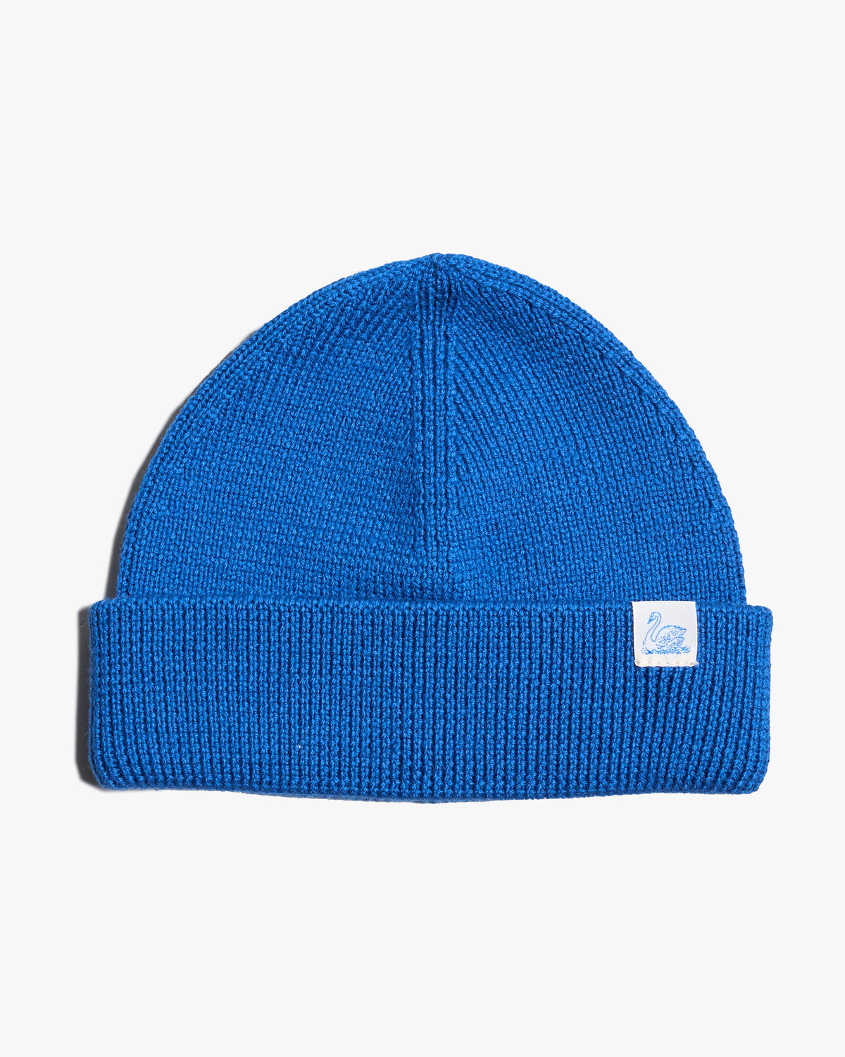Merz b. Schwanen Good Basics MWBN05 Merino Wool Watch Cap - Swan Blue | Merz b. Schwanen Hats | Jeanstore