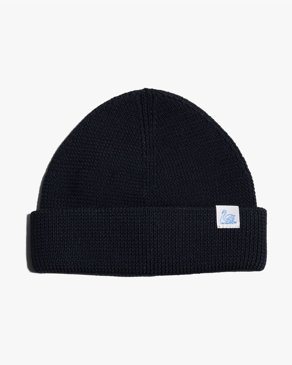 Merz b. Schwanen Good Basics MWBN05 Merino Wool Watch Cap - Deep Black | Merz b. Schwanen Hats | Jeanstore