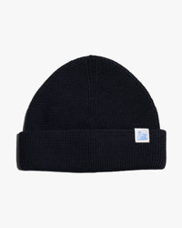 Merz b. Schwanen Good Basics MWBN05 Merino Wool Watch Cap - Deep Black | Merz b. Schwanen Hats | Jeanstore