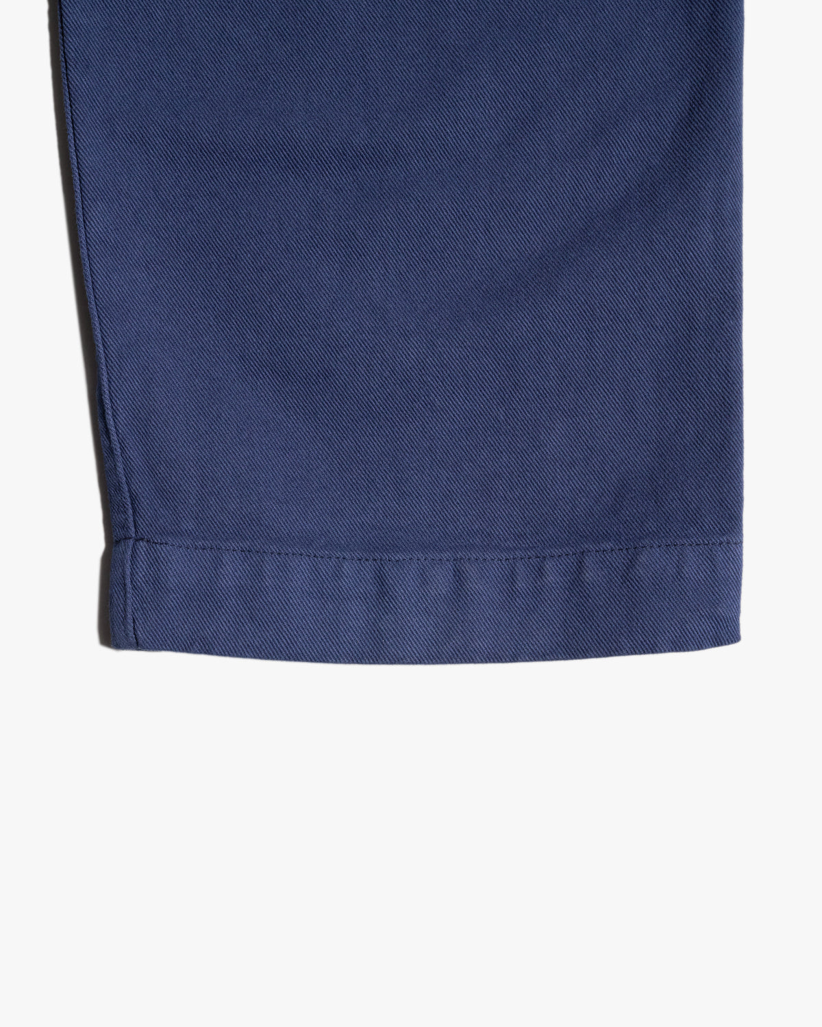 Merz b. Schwanen PANTS05 Workers Cotton Twill Drawstring Pants - Ink Blue | Merz b. Schwanen Chinos & Trousers | Jeanstore