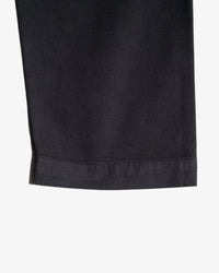 Merz b. Schwanen PANTS05 Workers Cotton Twill Drawstring Pants - Charcoal