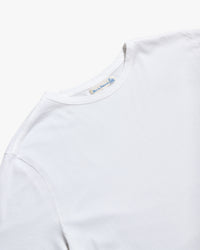 Merz b. Schwanen PIMATEE01 4.1oz Soft Pima Cotton Relaxed Tee - White