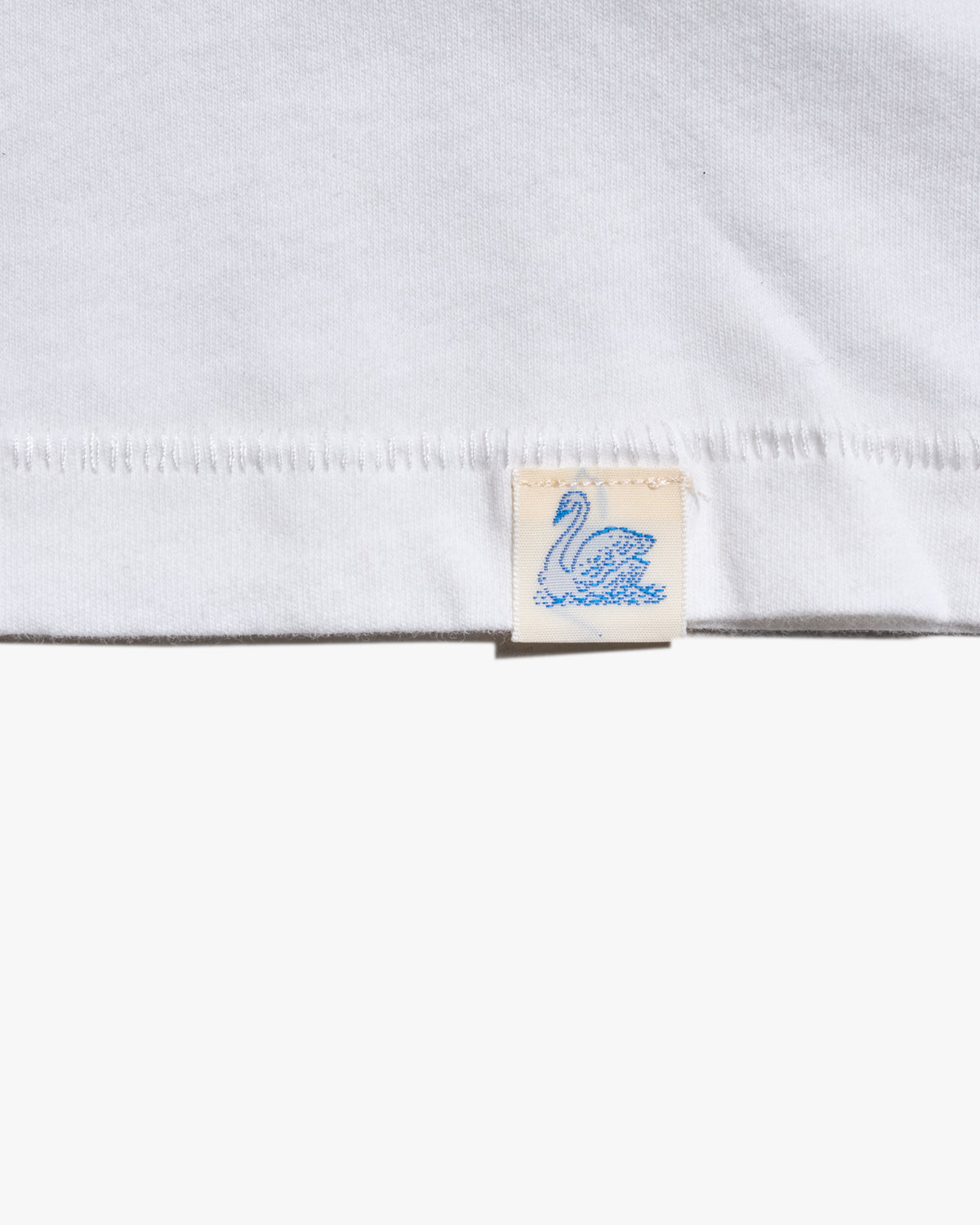 Merz b. Schwanen PIMATEE01 4.1oz Soft Pima Cotton Relaxed Tee - White